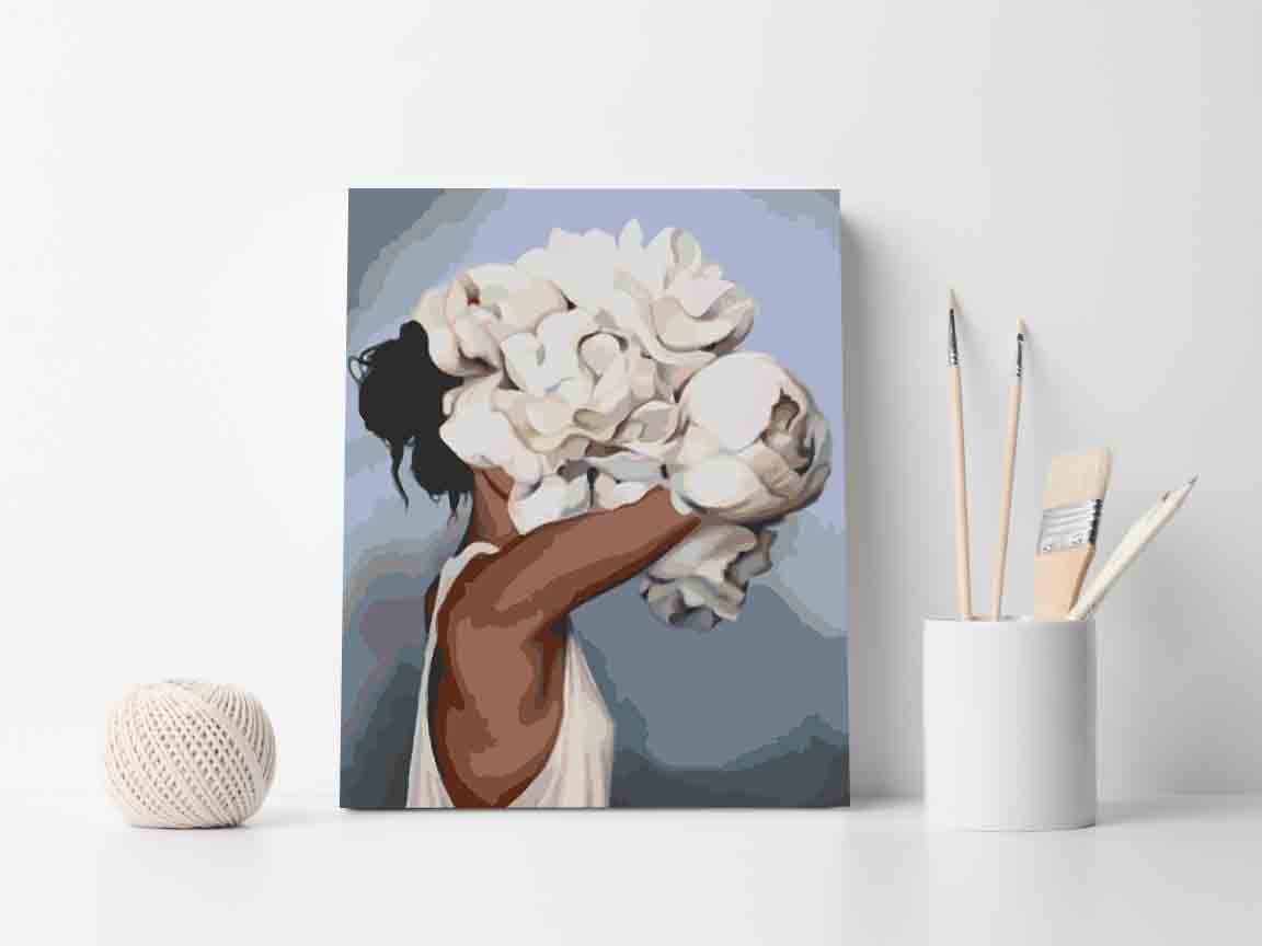 Pictura pe numere - Floral Head 4093