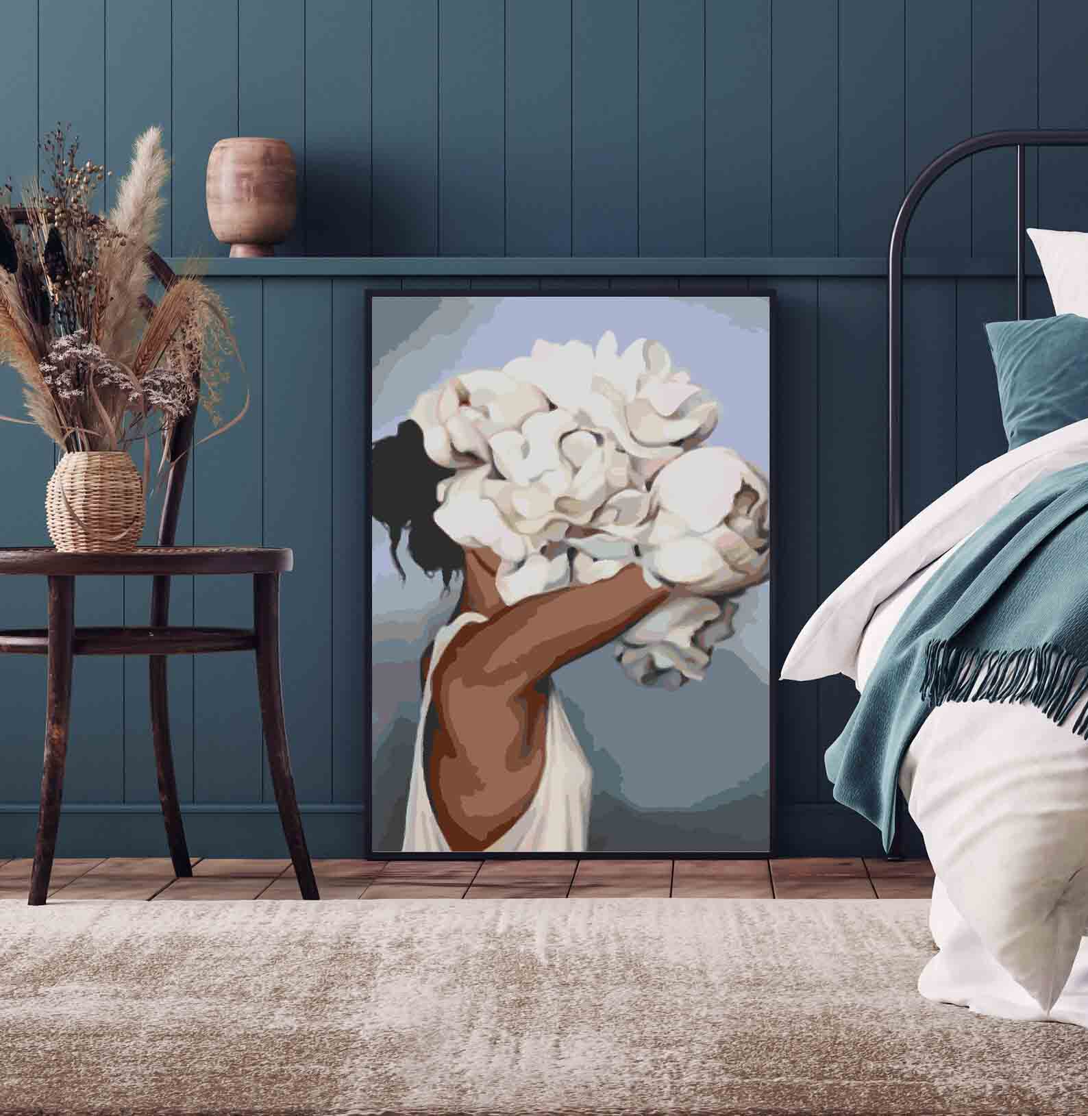 Pictura pe numere - Floral Head 4093