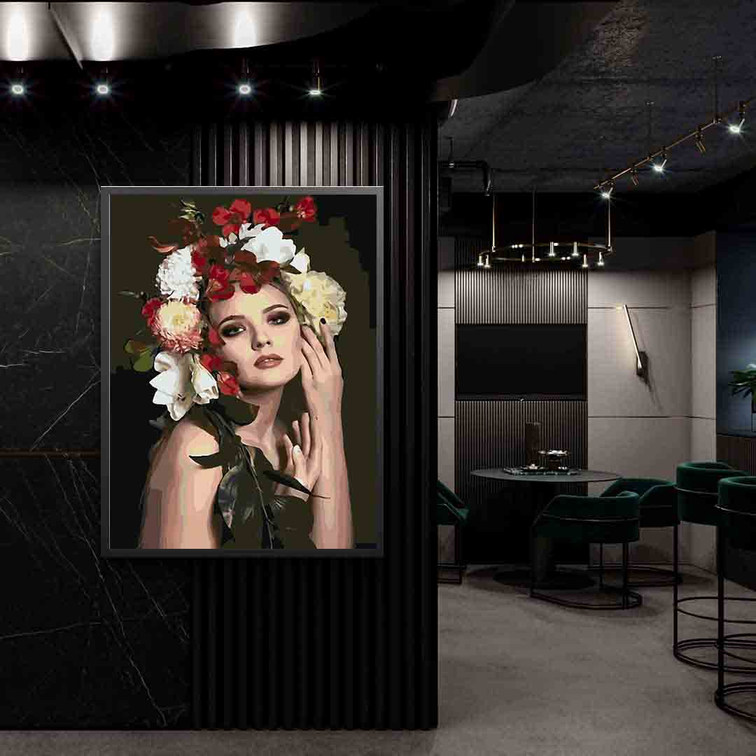 Pictura pe numere - Floral Head 4097