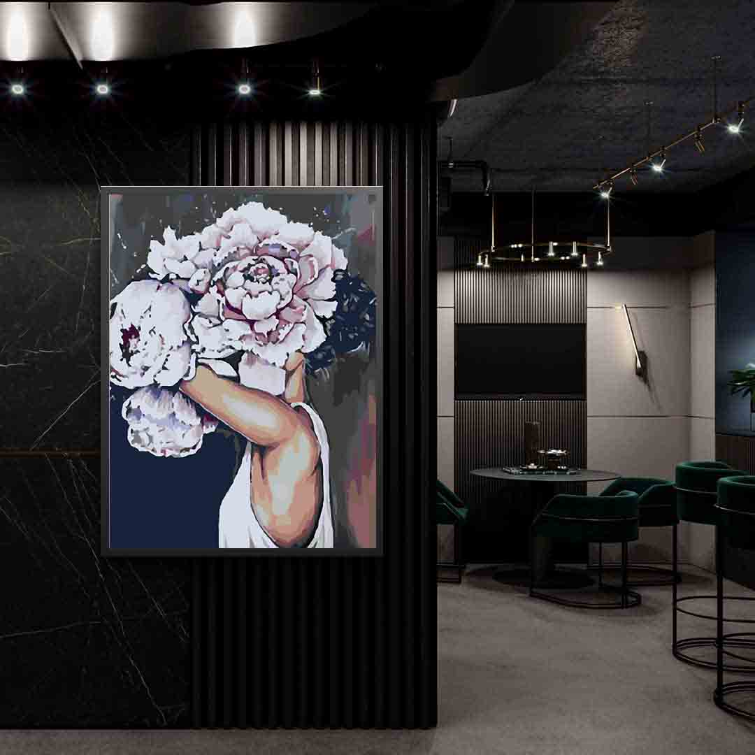 Pictura pe numere - Floral Head 4098