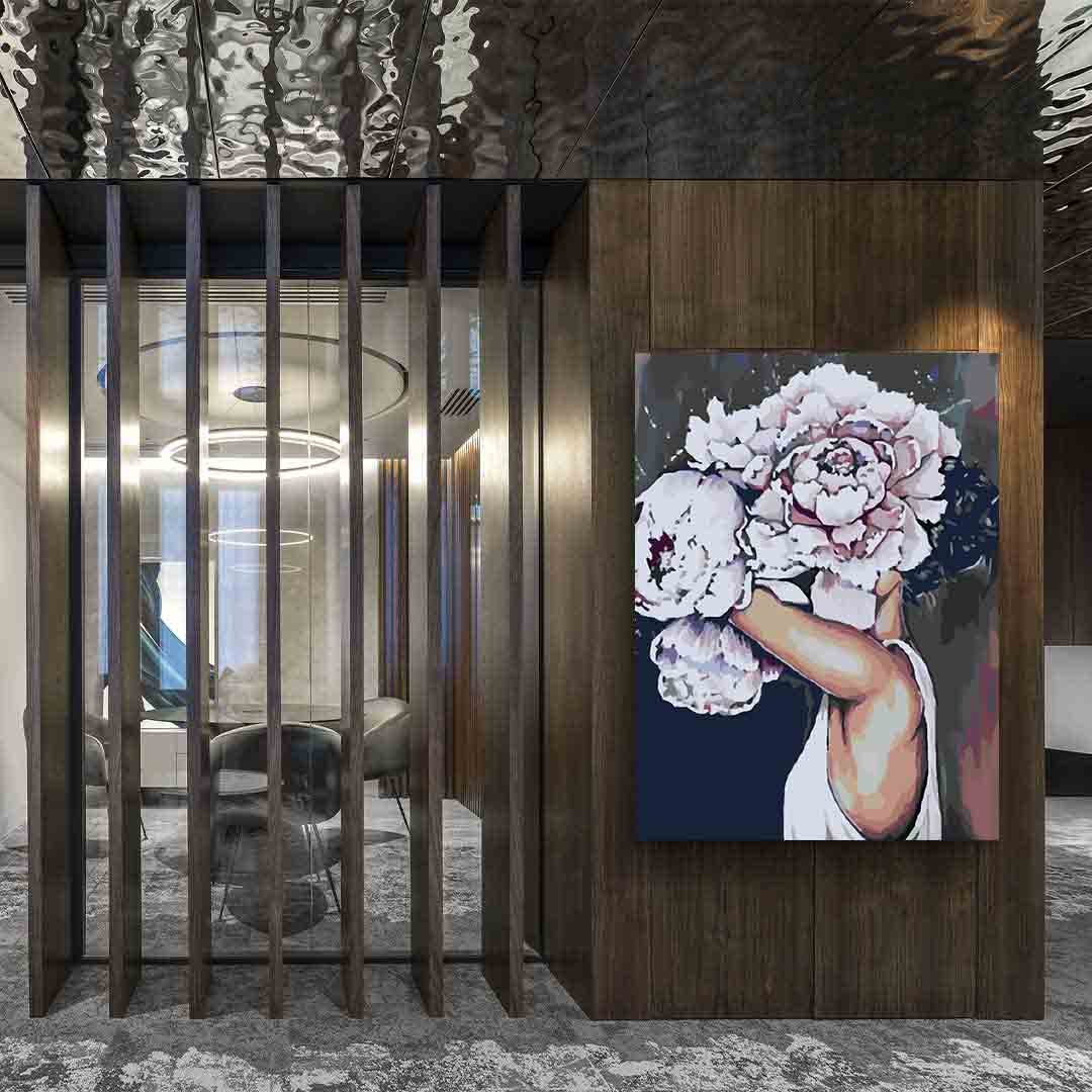 Pictura pe numere - Floral Head 4098