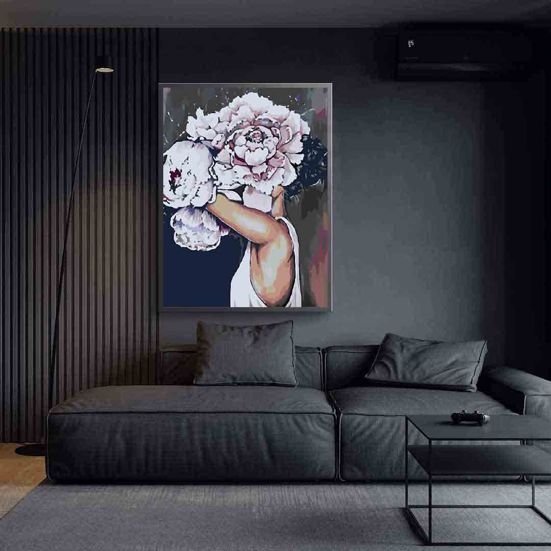 Pictura pe numere - Floral Head 4098