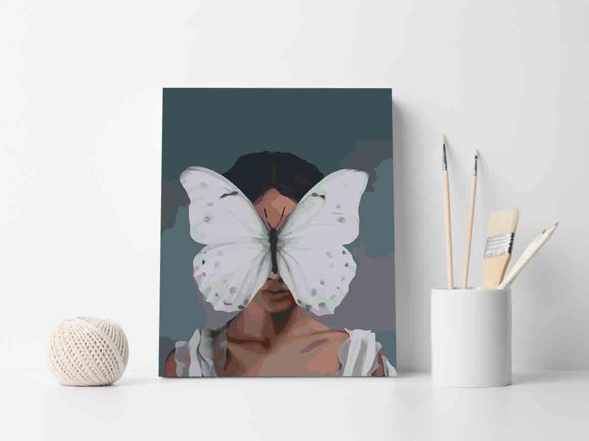 Pictura pe numere - Floral Head 4104