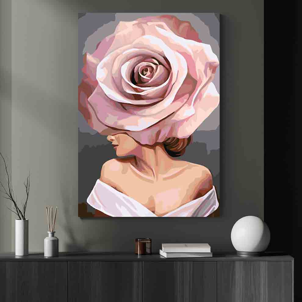 Pictura pe numere - Floral Head 4105