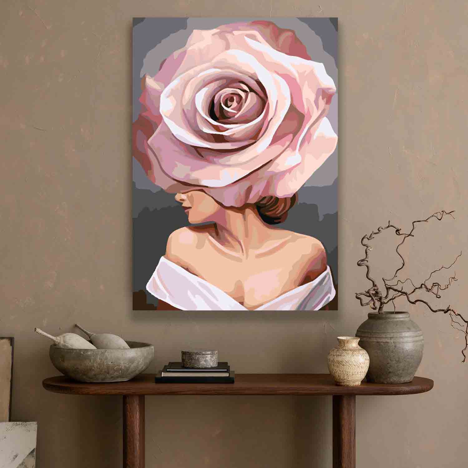 Pictura pe numere - Floral Head 4105