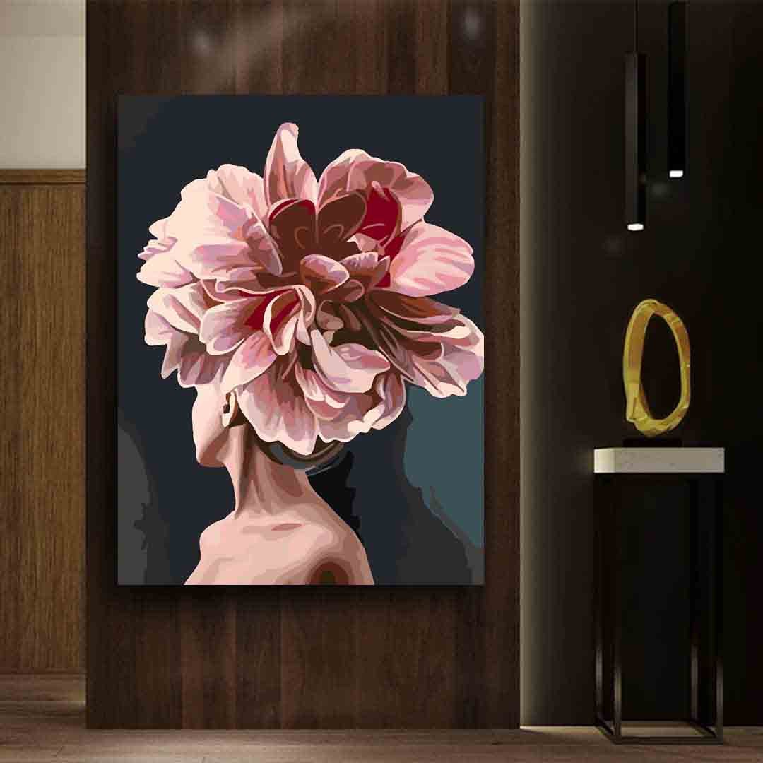 Pictura pe numere - Floral Head 4109