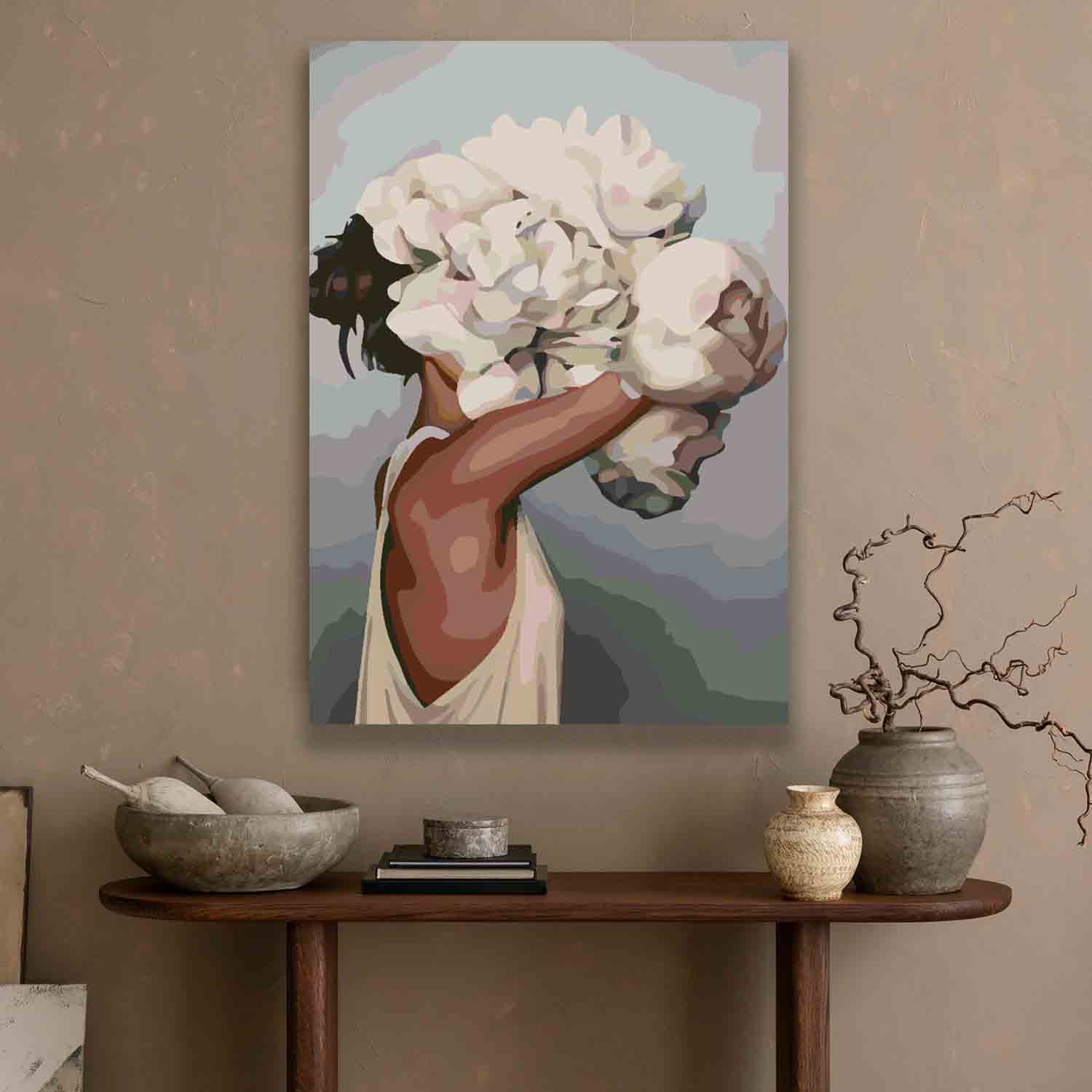 Pictura pe numere - Floral Head 4110