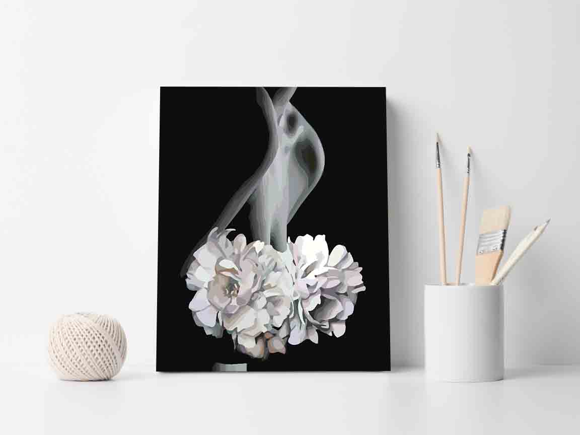 Pictura pe numere - Floral Head 4111