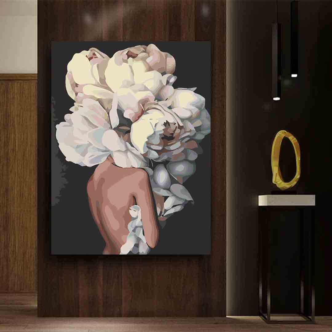 Pictura pe numere - Floral Head 4112