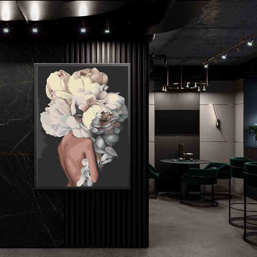 Pictura pe numere - Floral Head 4112