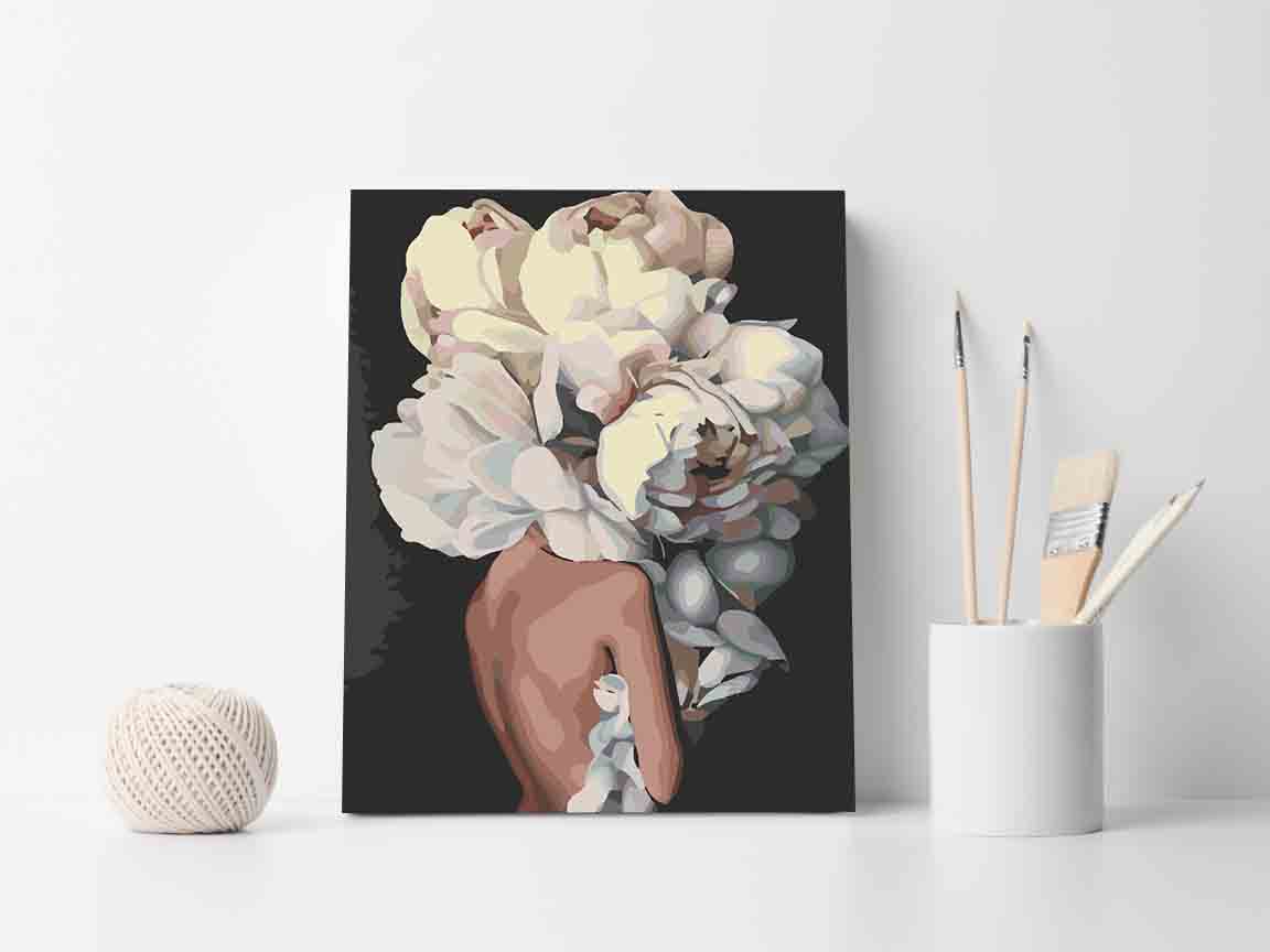 Pictura pe numere - Floral Head 4112