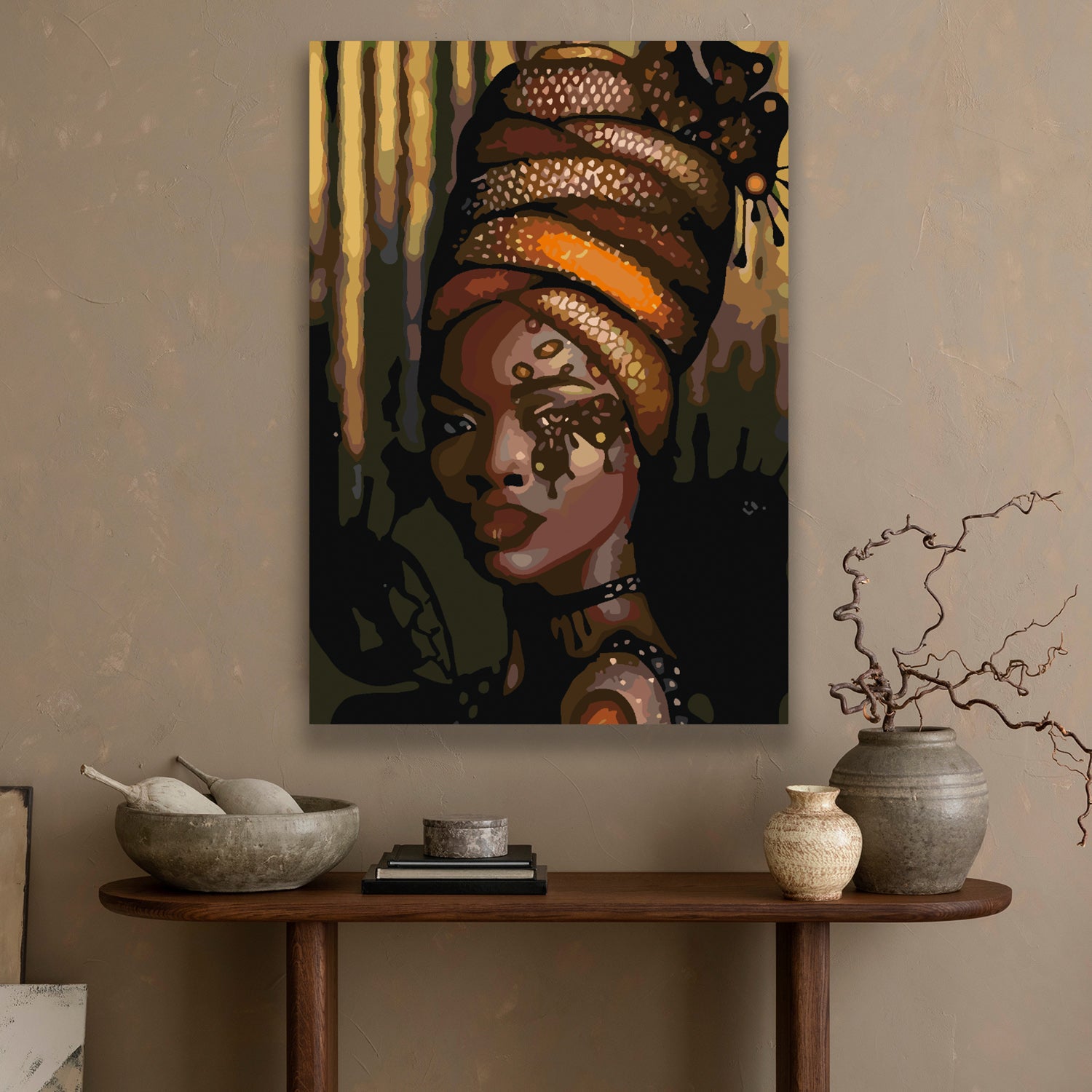 Peinture par numéros - Portrait de fille 4113