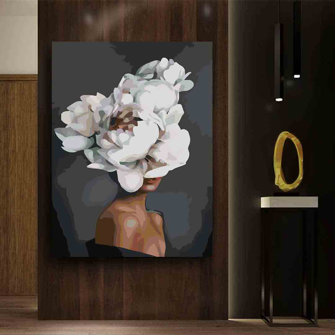 Pictura pe numere - Floral Head 4114