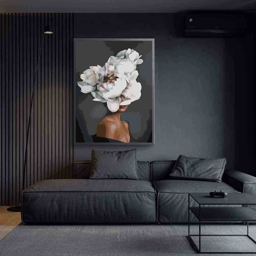 Pictura pe numere - Floral Head 4114