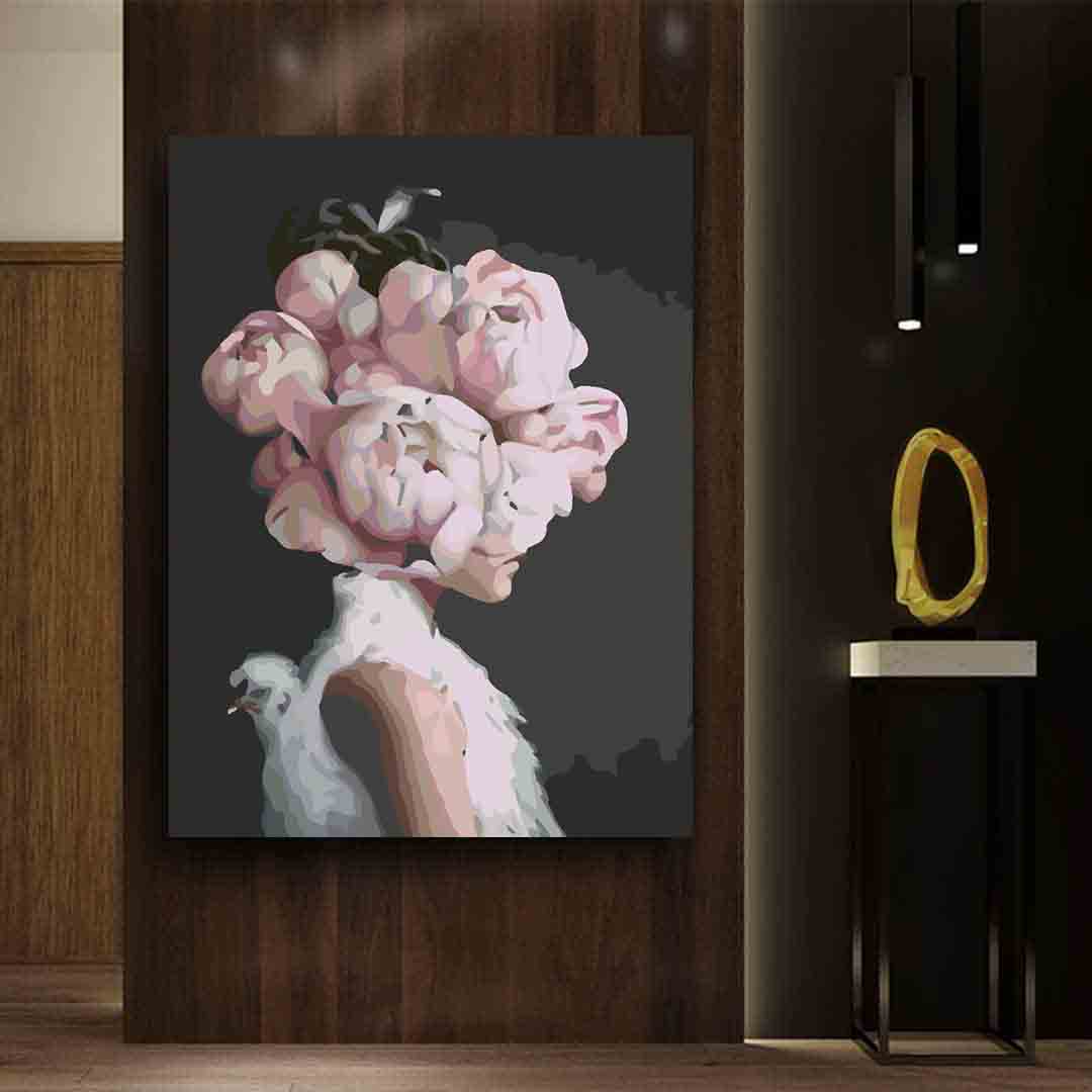 Pictura pe numere - Floral Head 4119