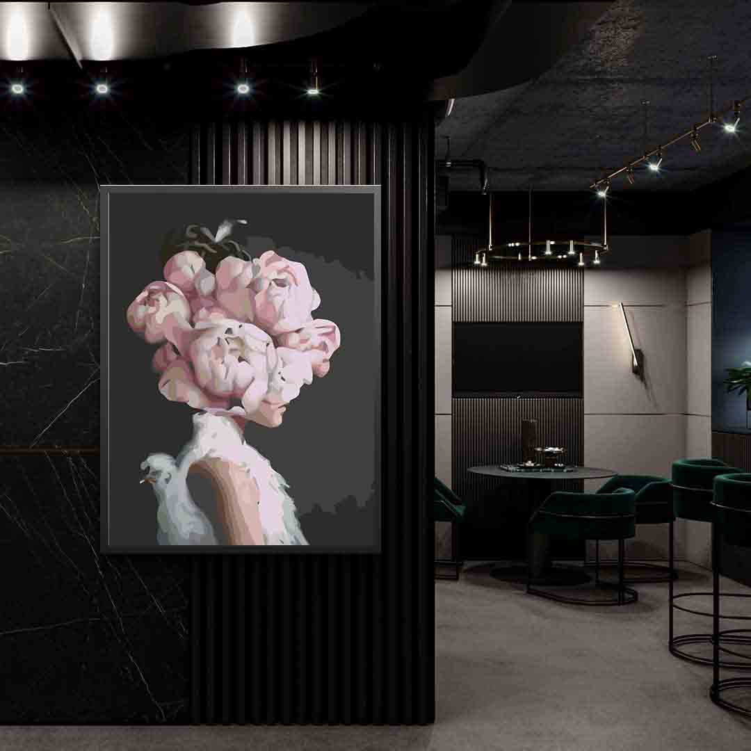 Pictura pe numere - Floral Head 4119