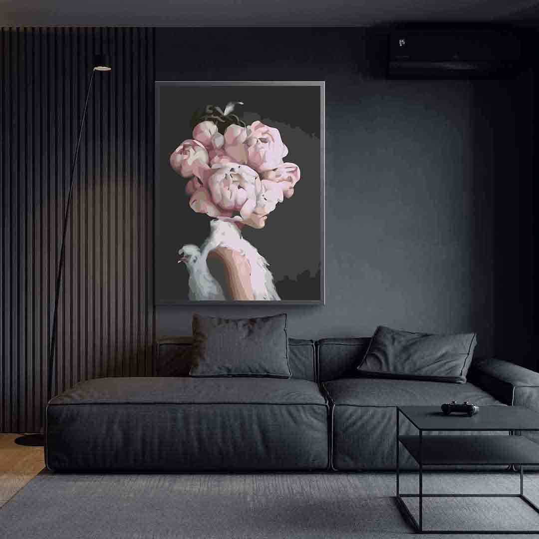 Pictura pe numere - Floral Head 4119