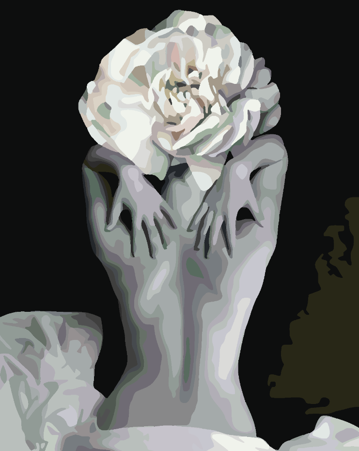 Pictura pe numere - Floral Head 4120