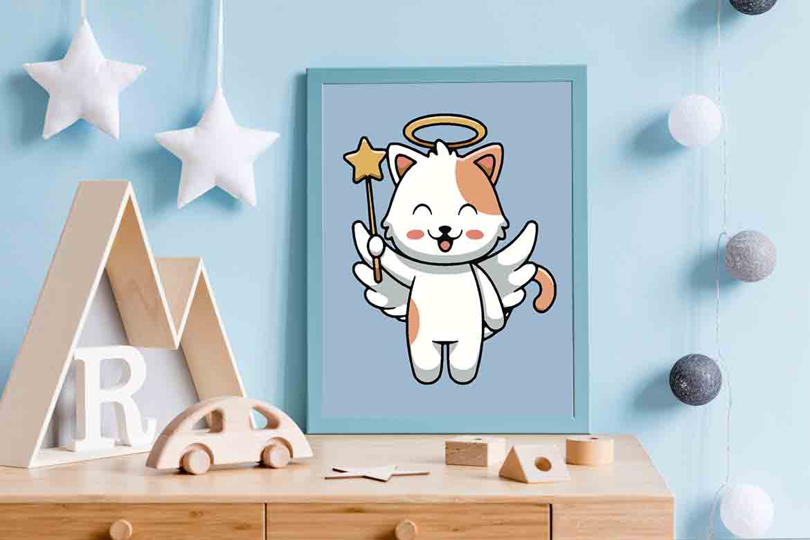 Pictura pe numere - Pisicuță Magică 4127