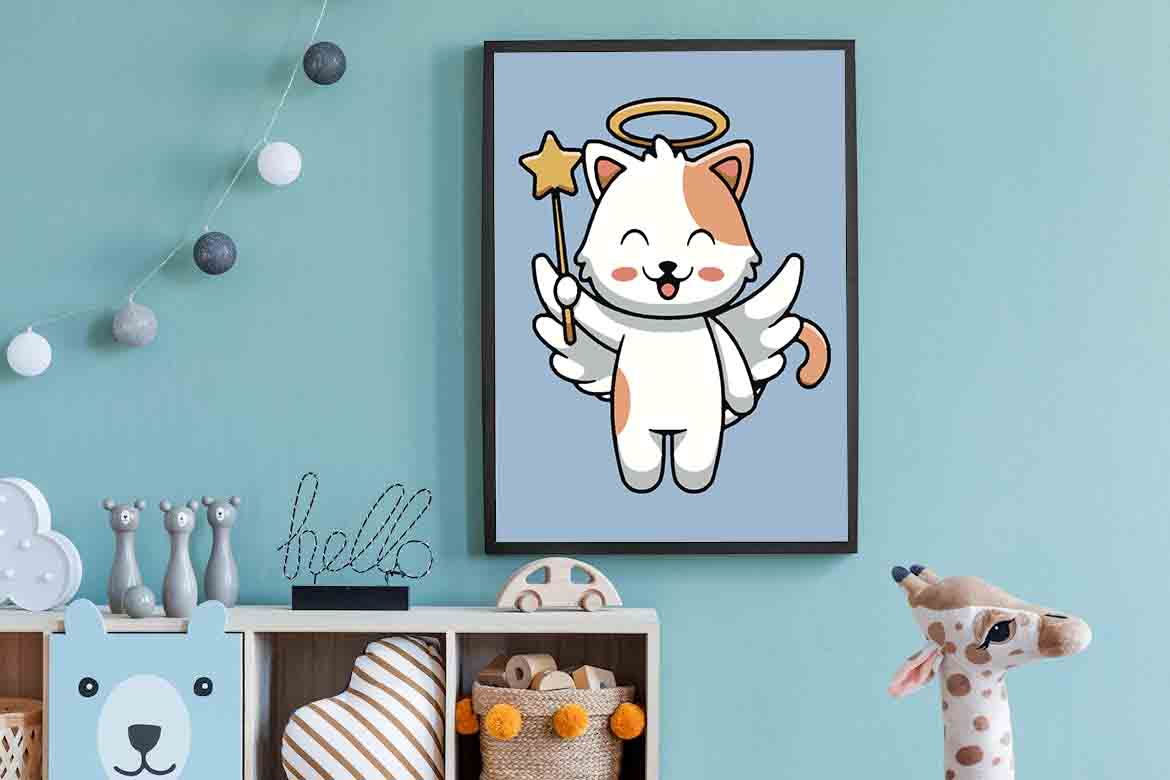 Pictura pe numere - Pisicuță Magică 4127