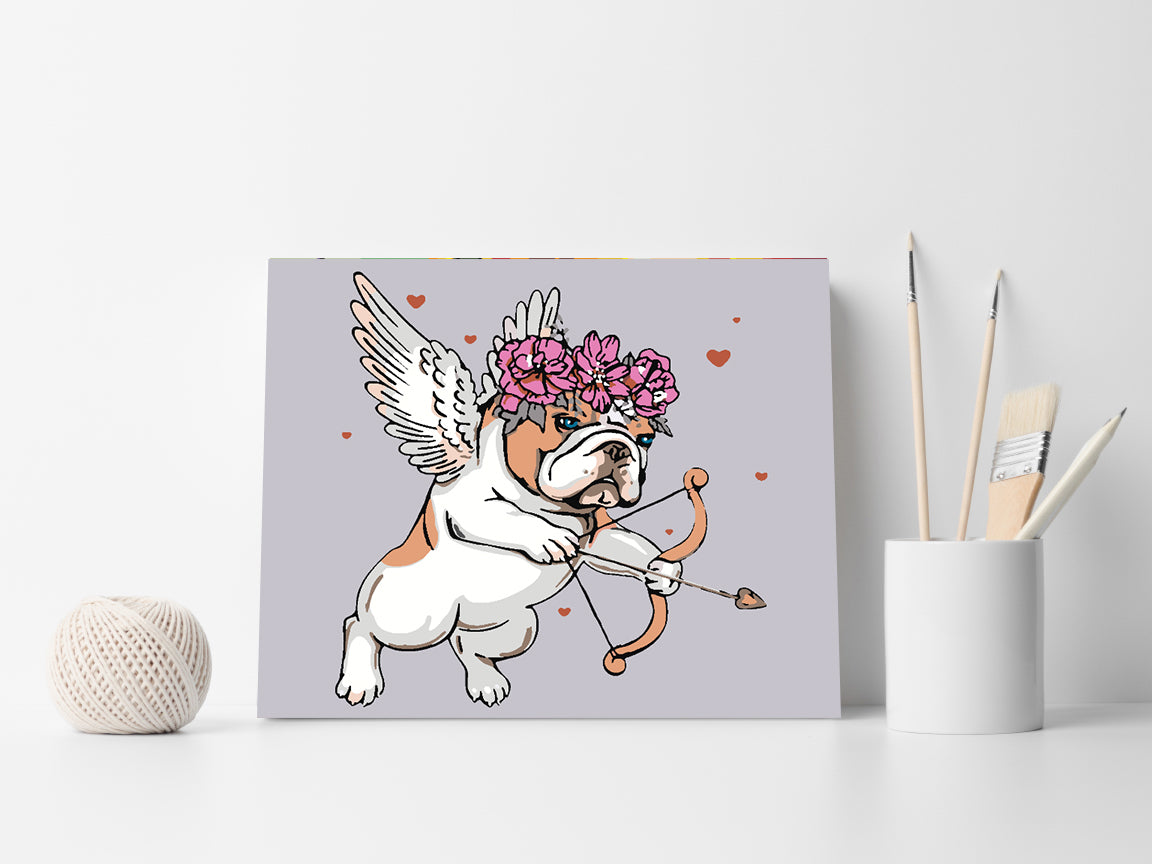 Peinture par numéros - Cupidon le chien 4128
