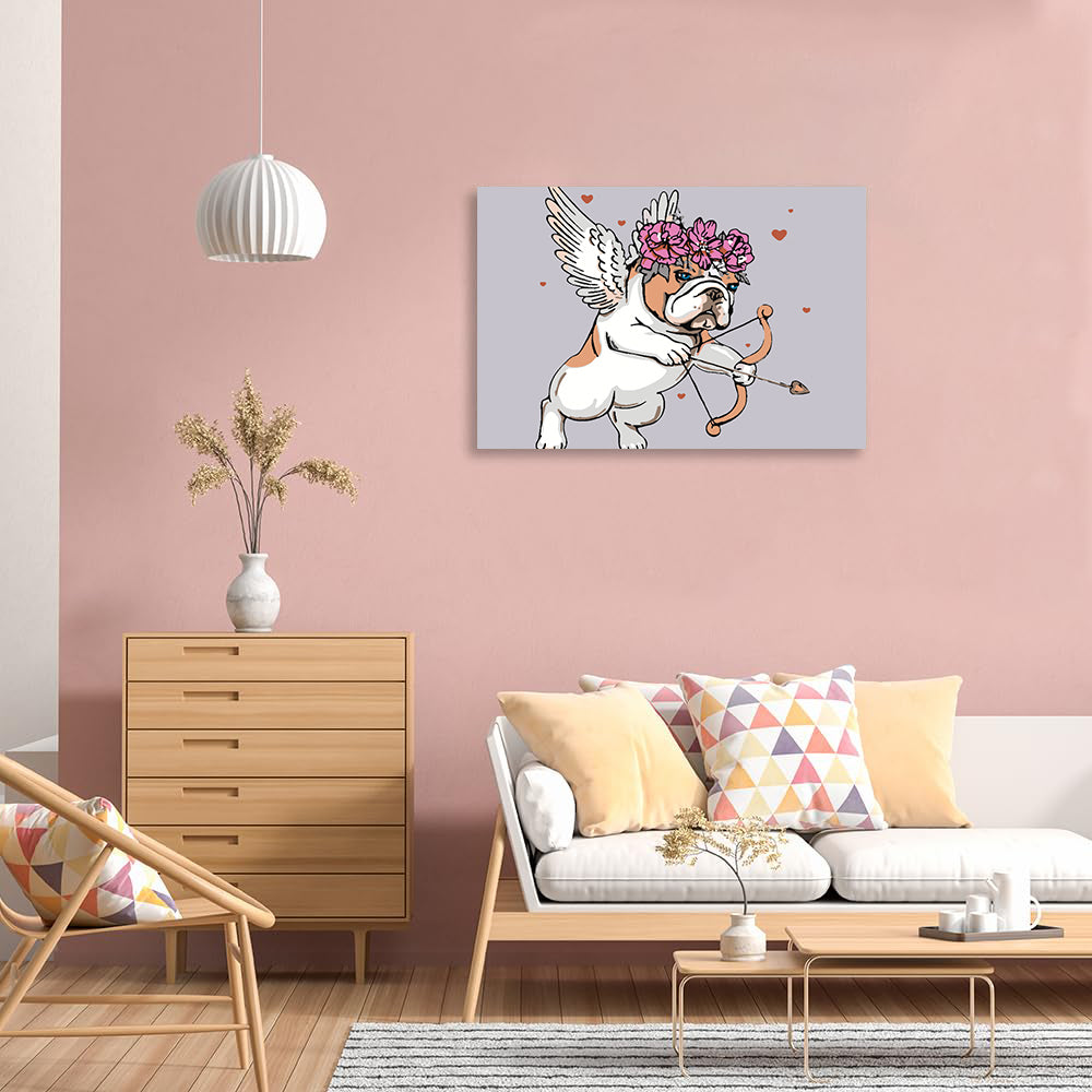 Pictura pe numere - Câinișorul Cupidon 4128