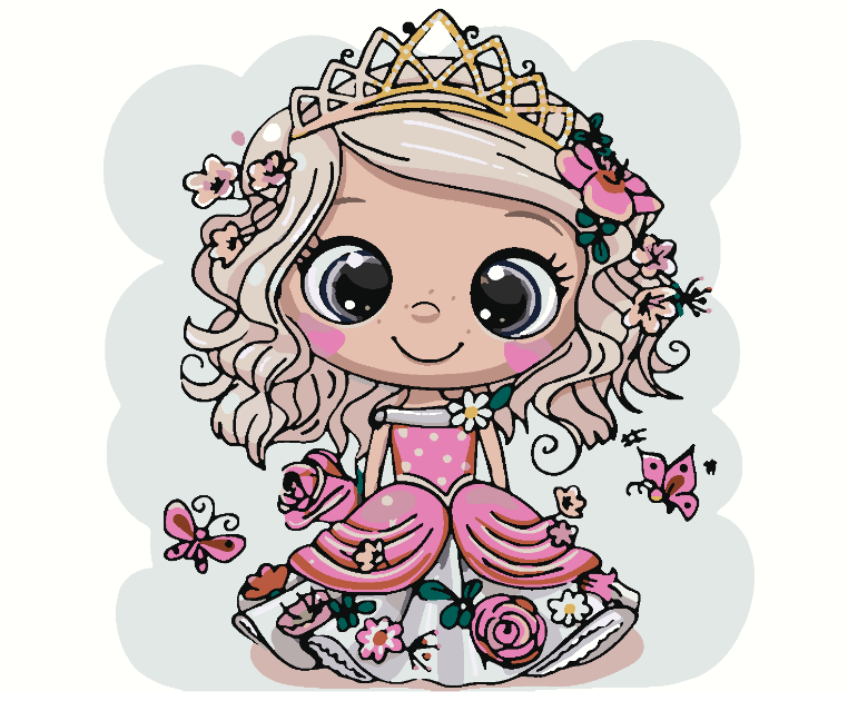 Pictura pe numere - Mica Prințesă 4131