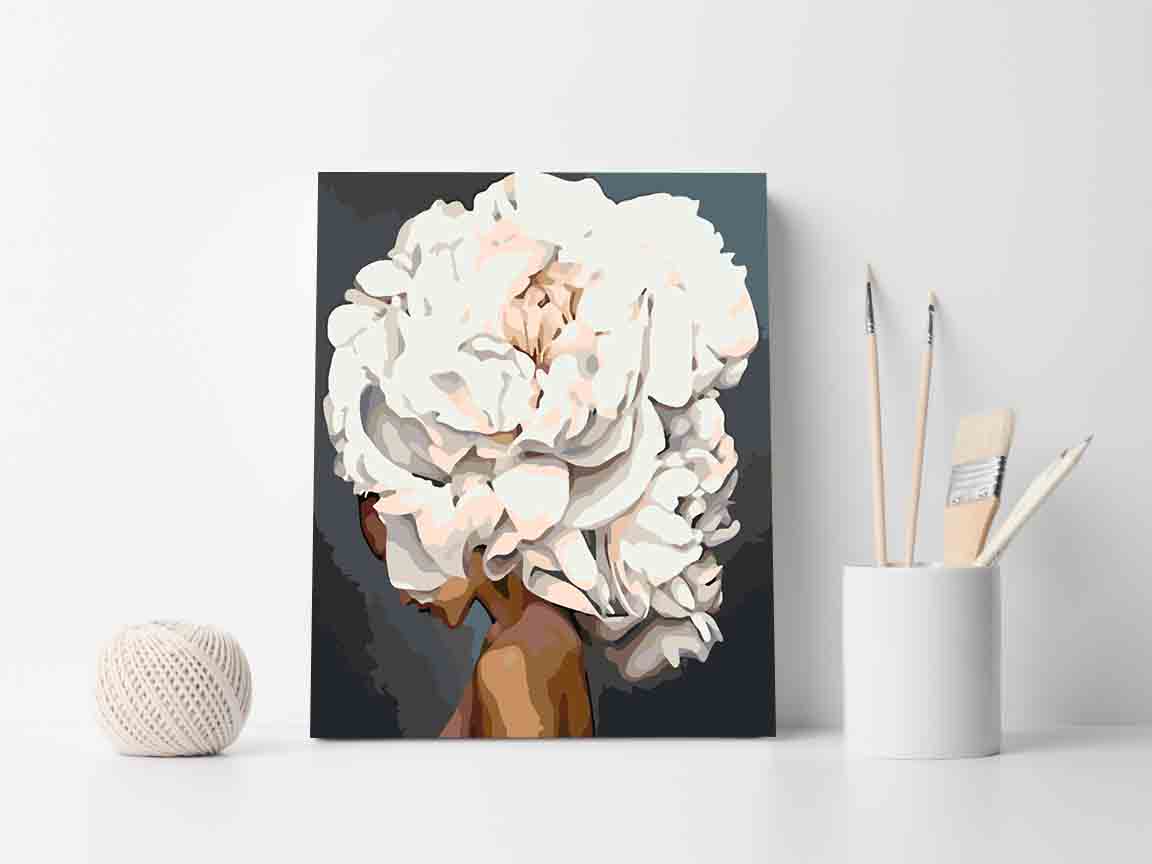 Pictura pe numere - Floral Head 4135