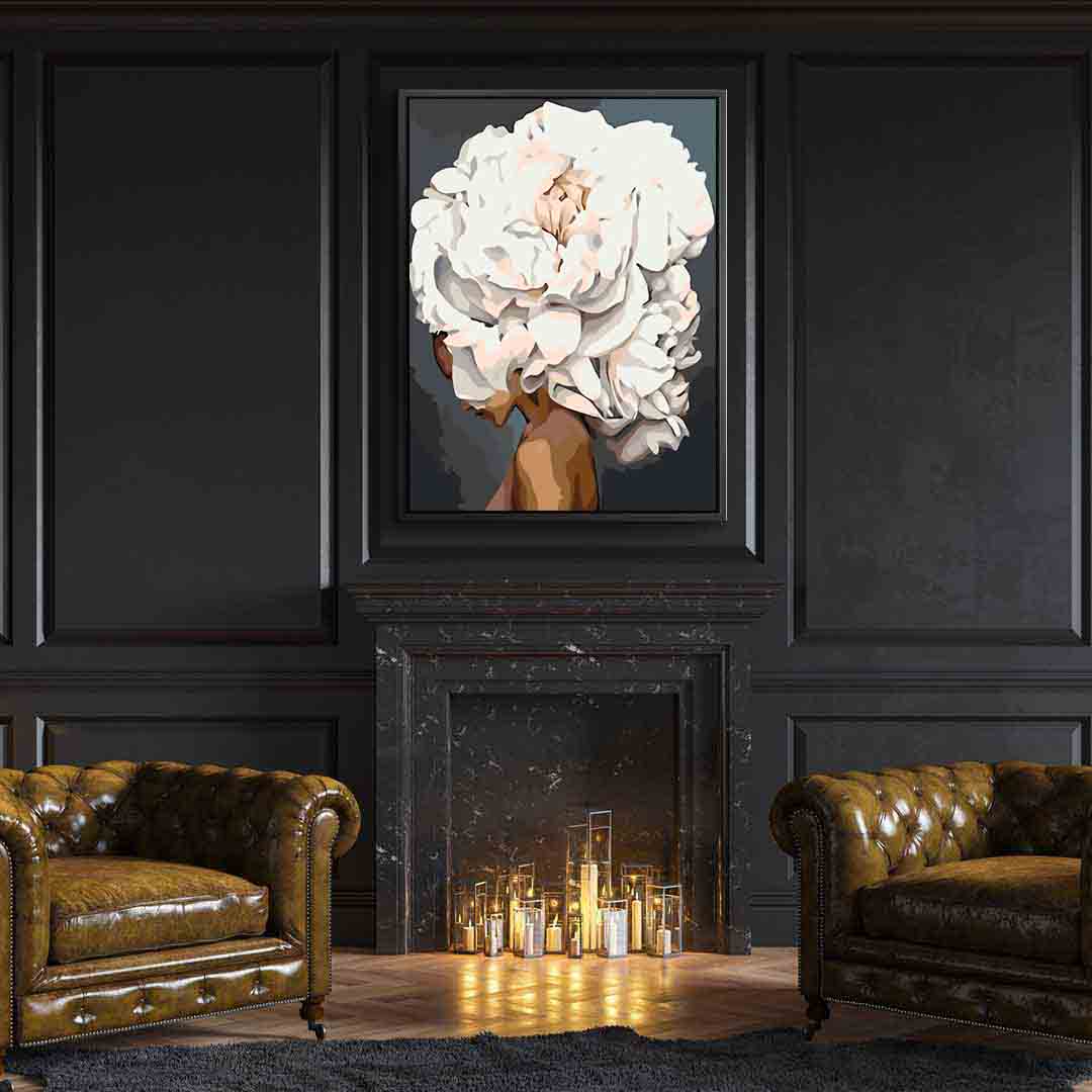 Pictura pe numere - Floral Head 4135
