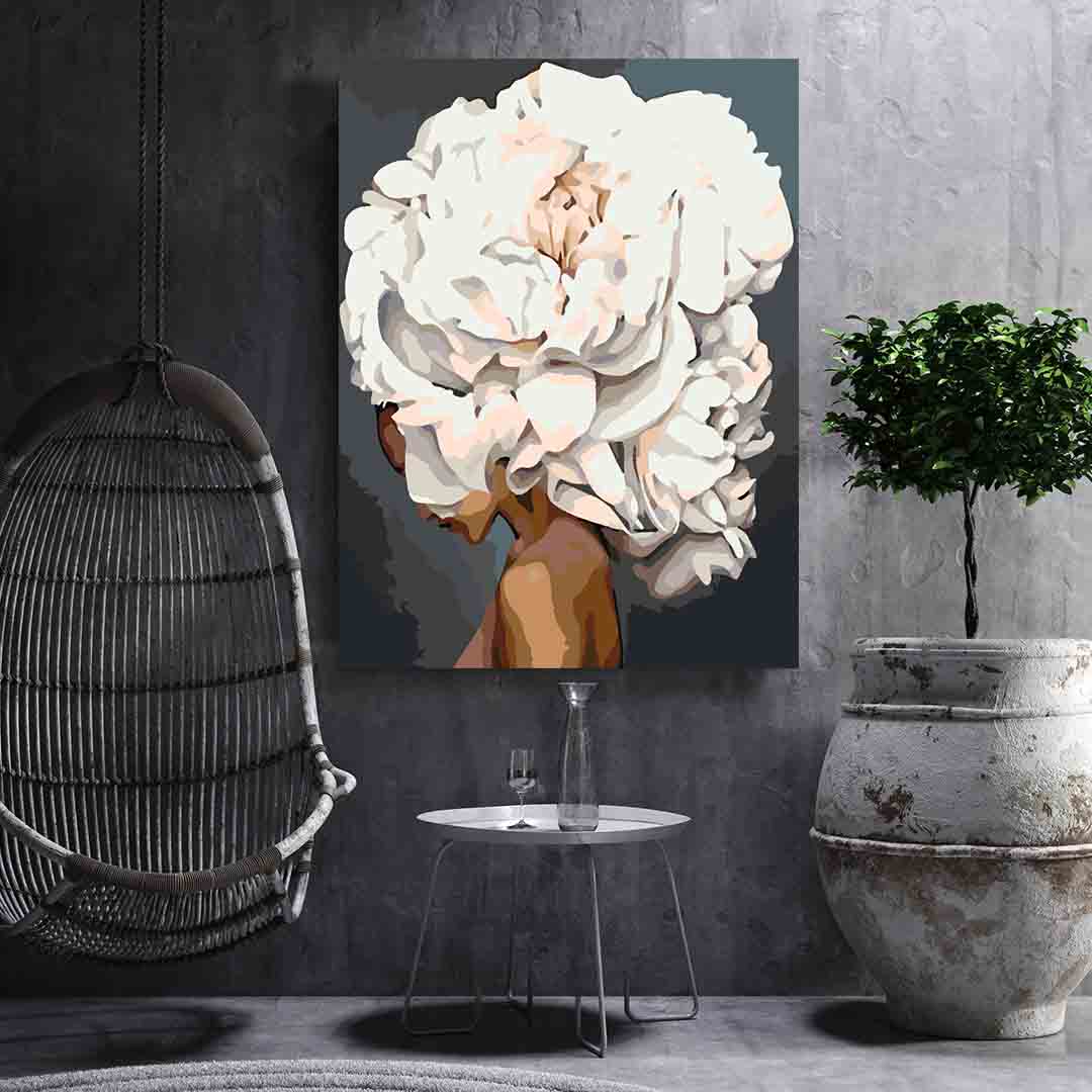 Pictura pe numere - Floral Head 4135