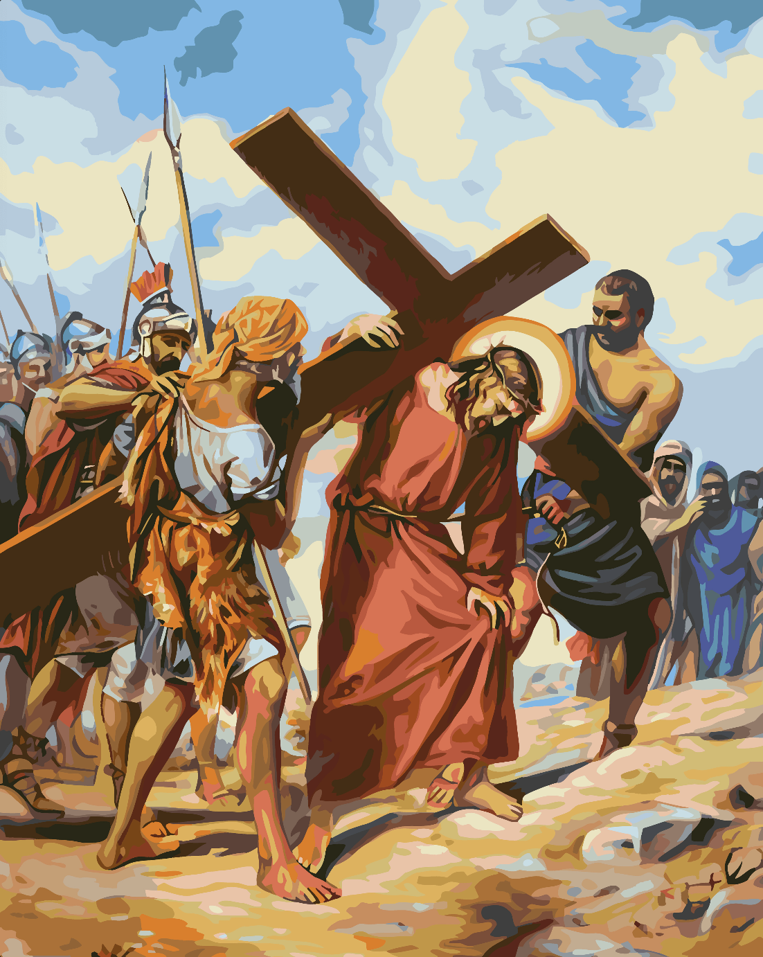 Pictura pe numere - Isus Hristos 4138