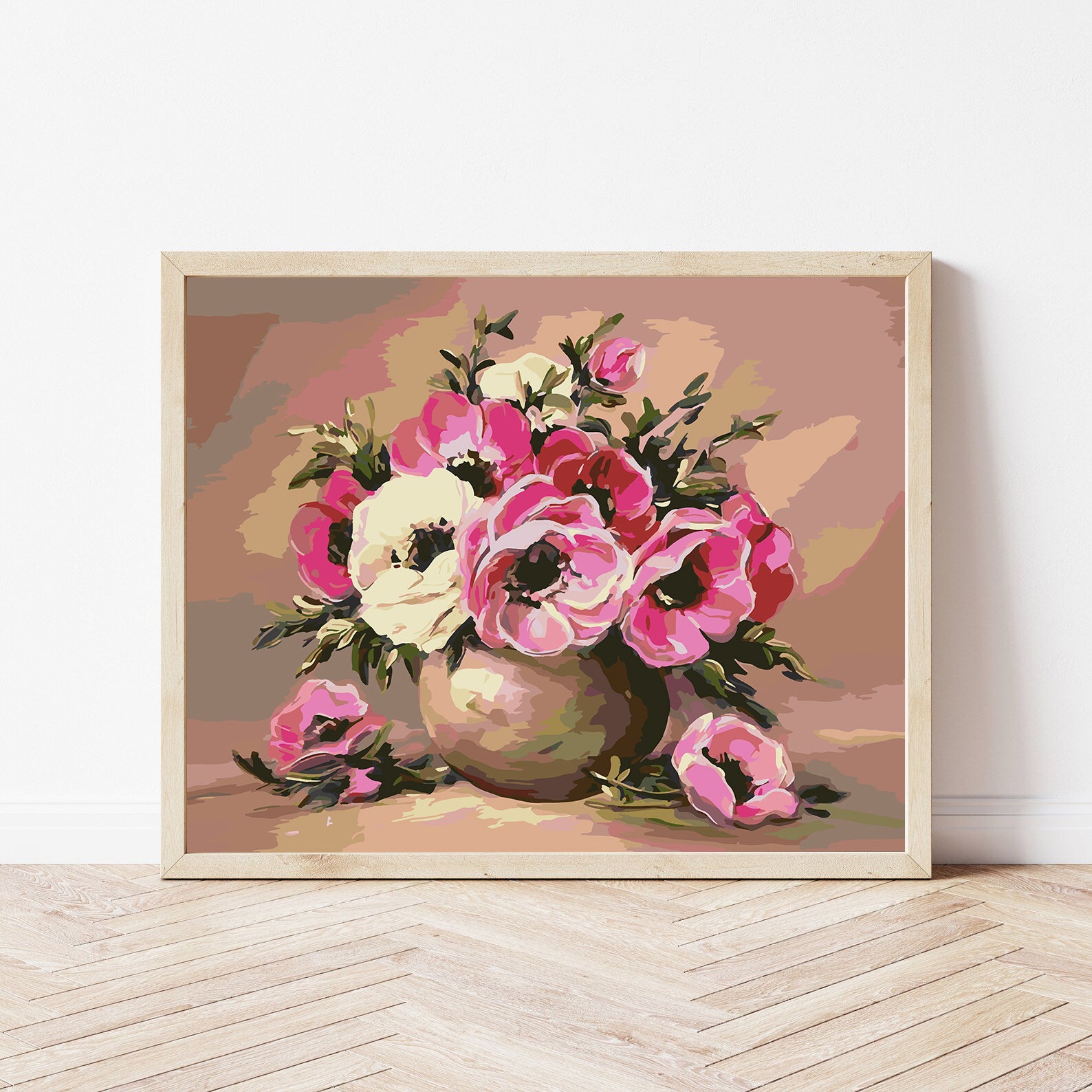 Peinture par numéros - Fleurs dans un vase 4152