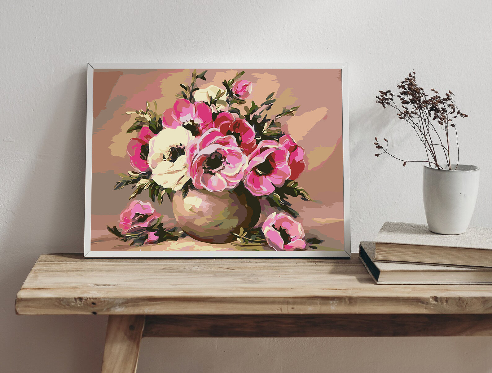 Peinture par numéros - Fleurs dans un vase 4152