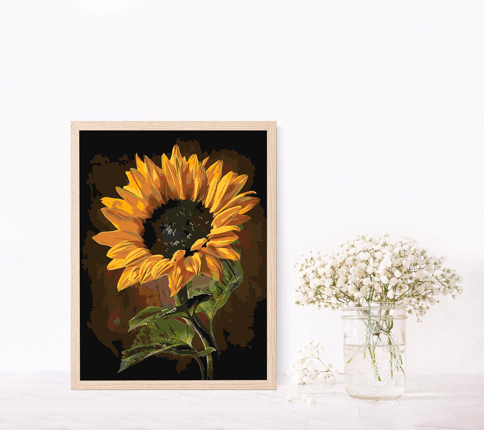 Peinture par numéros - Tournesol 4154