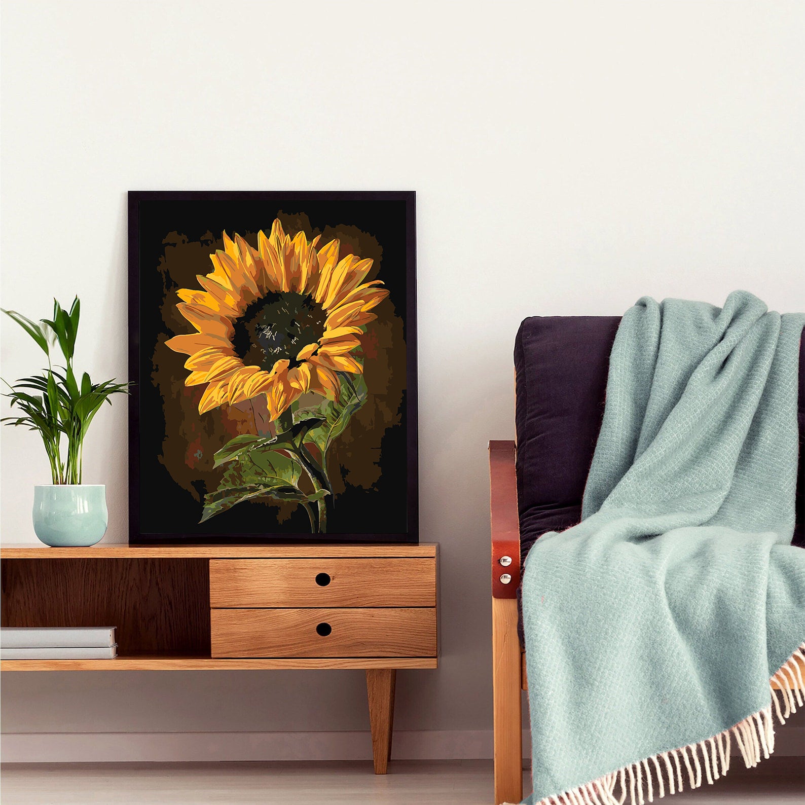 Peinture par numéros - Tournesol 4154