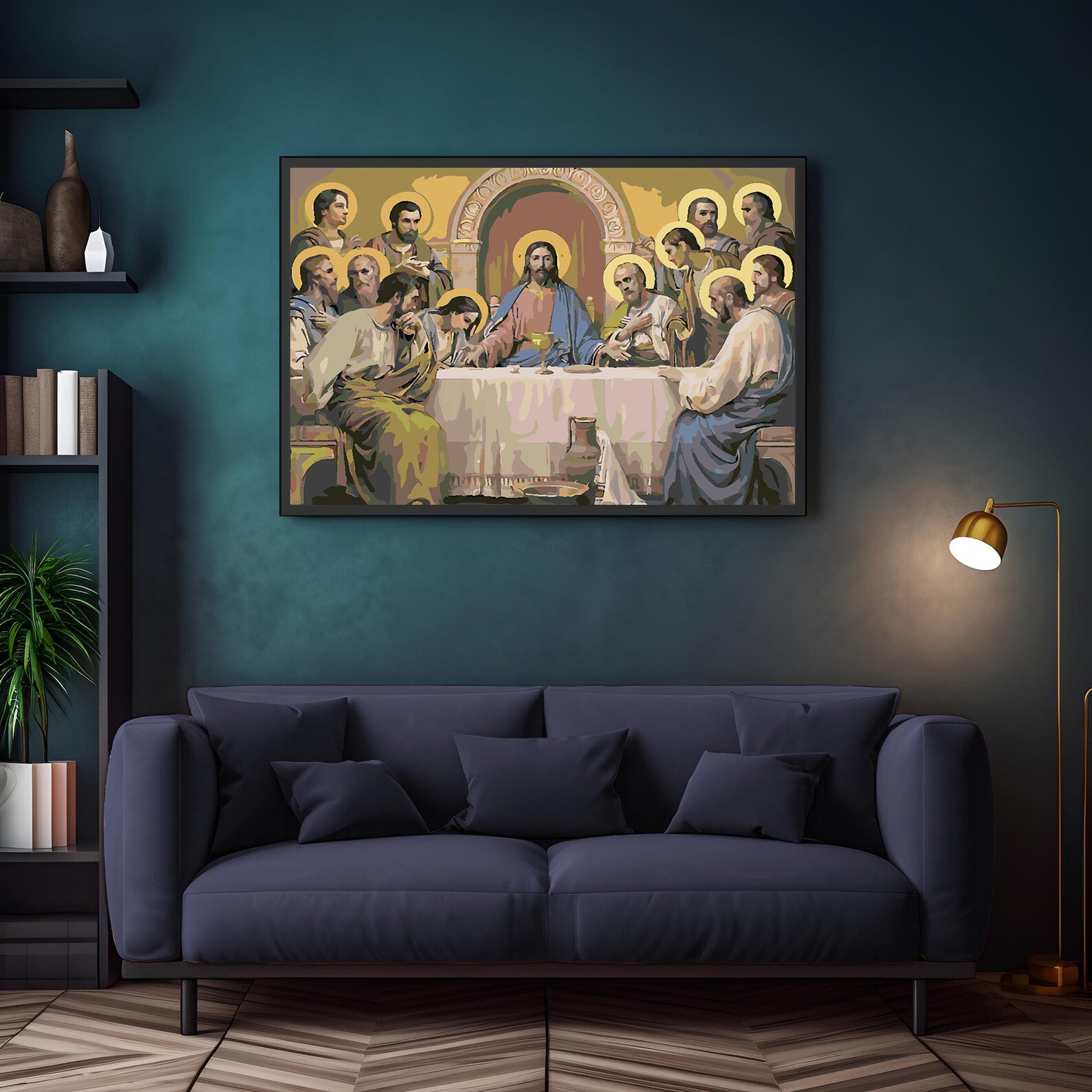 Pictura pe numere - Isus Hristos și Apostolii săi 4162