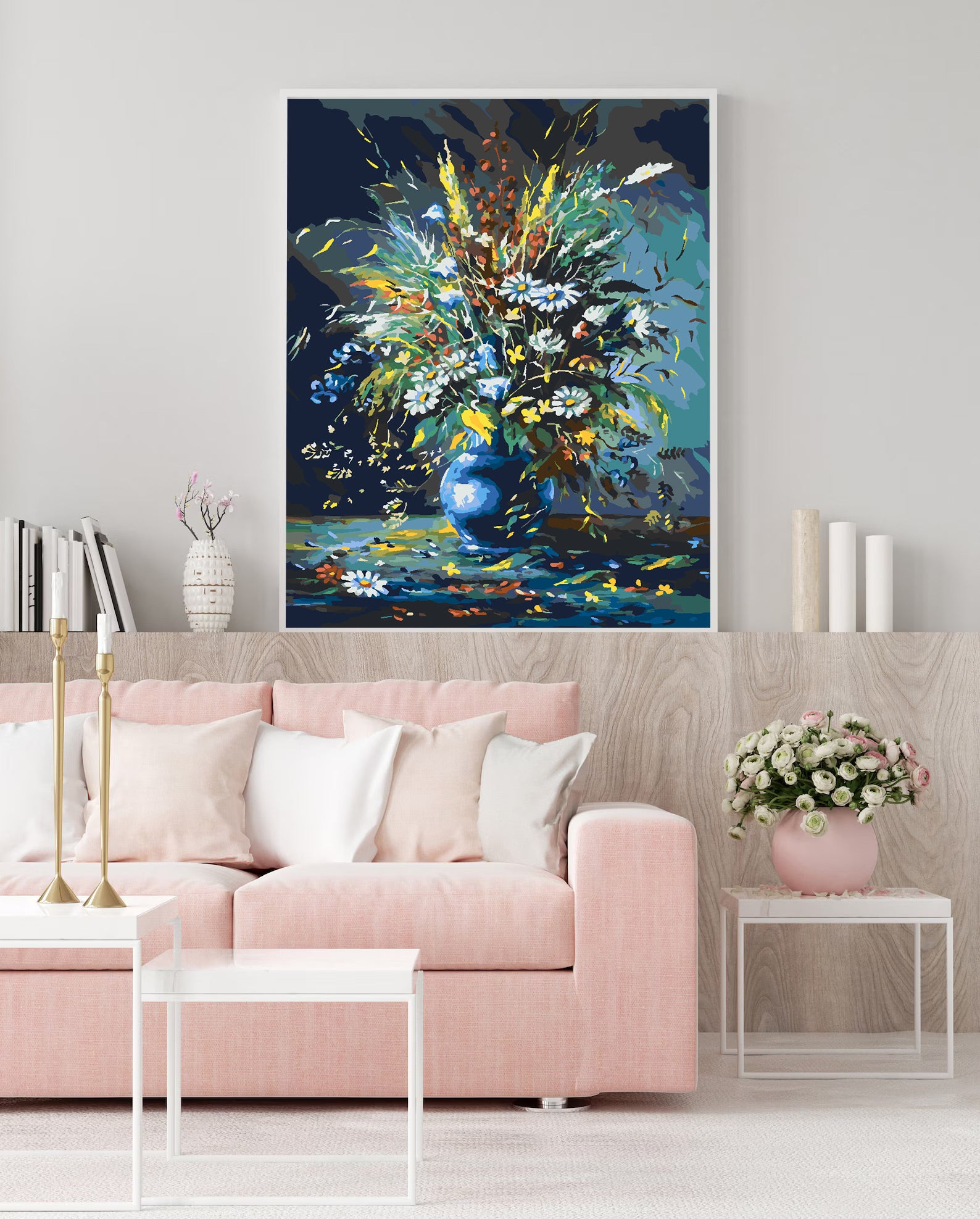 Pictura pe numere - Flori 4167