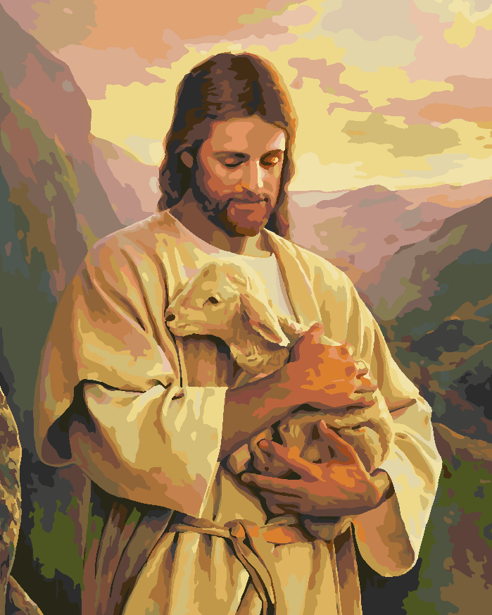 Peinture par numéros - Jésus Christ 4168