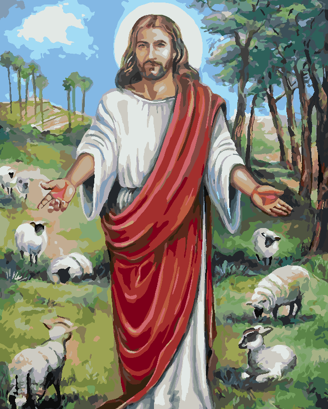 Peinture par numéros - Jésus Christ 4170