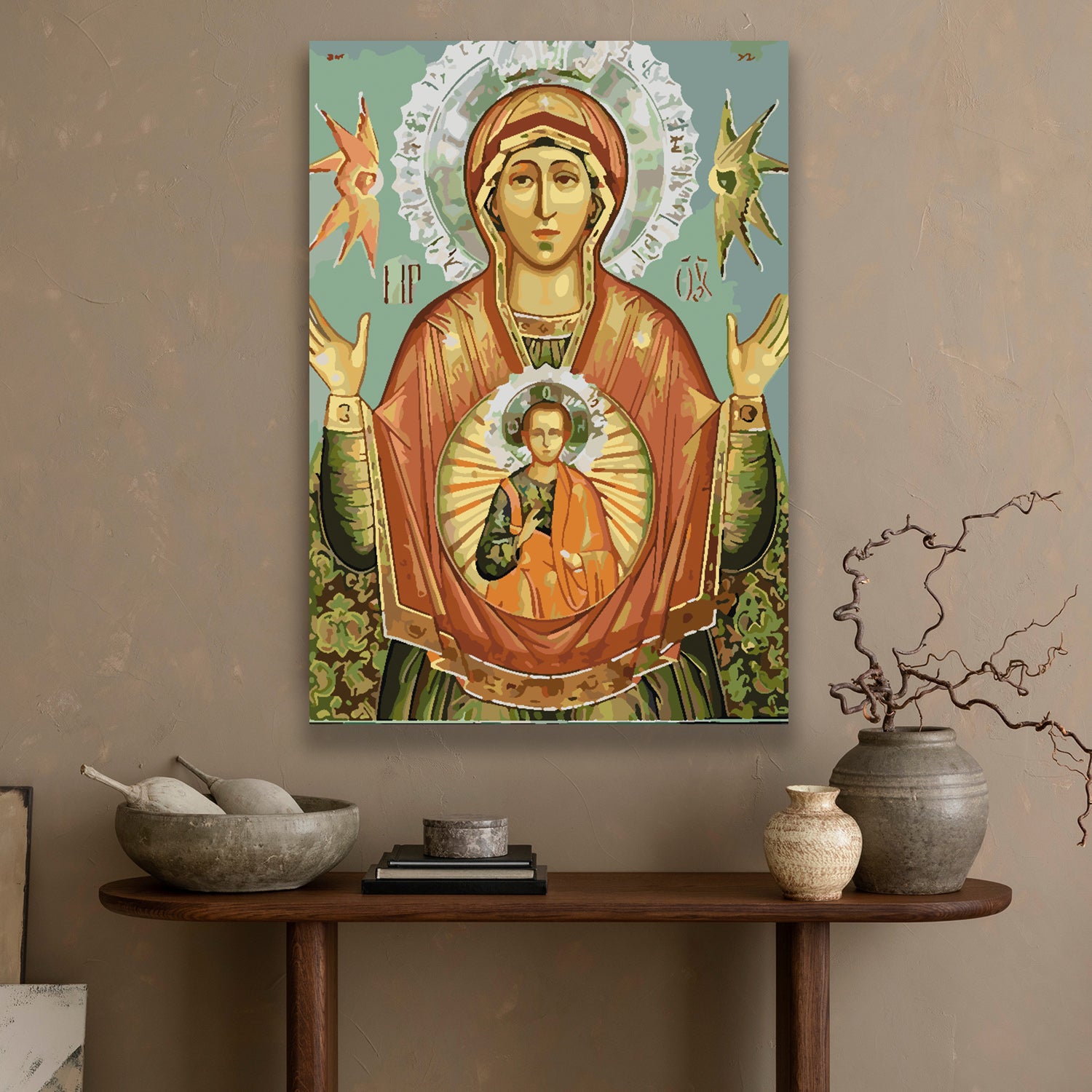 Pictura pe numere - Mama Domnului 4172