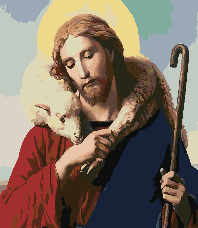 Pictura pe numere - Isus Hristos 4178