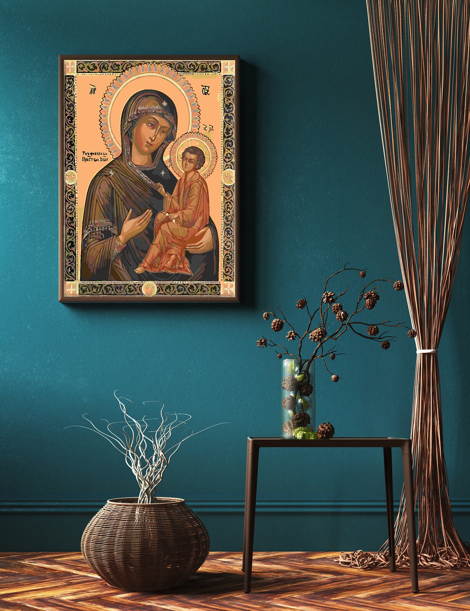 Pictura pe numere - Sfânta Maria cu Pruncul 4180