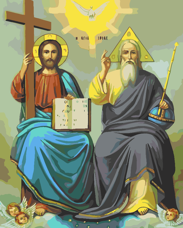 Pictura pe numere - Sfânta Treime 4186