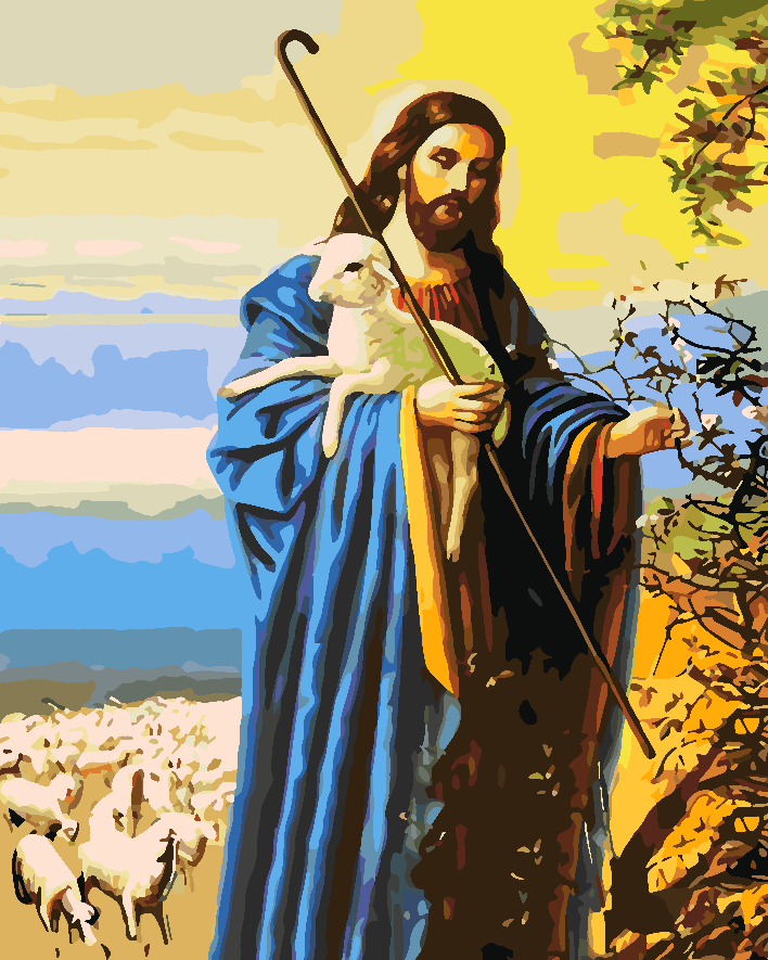 Pictura pe numere - Isus Hristos 4190