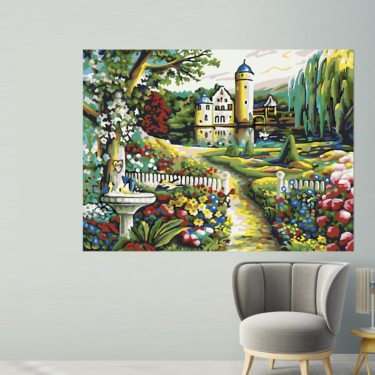 Pictura pe numere - Primăvara Peisaj 4197