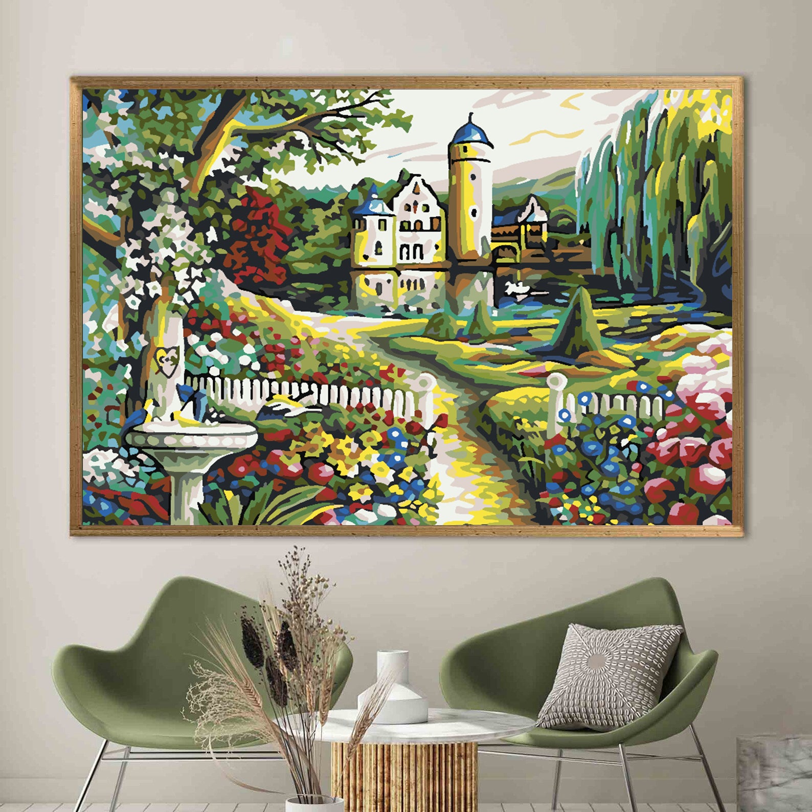 Pictura pe numere - Primăvara Peisaj 4197