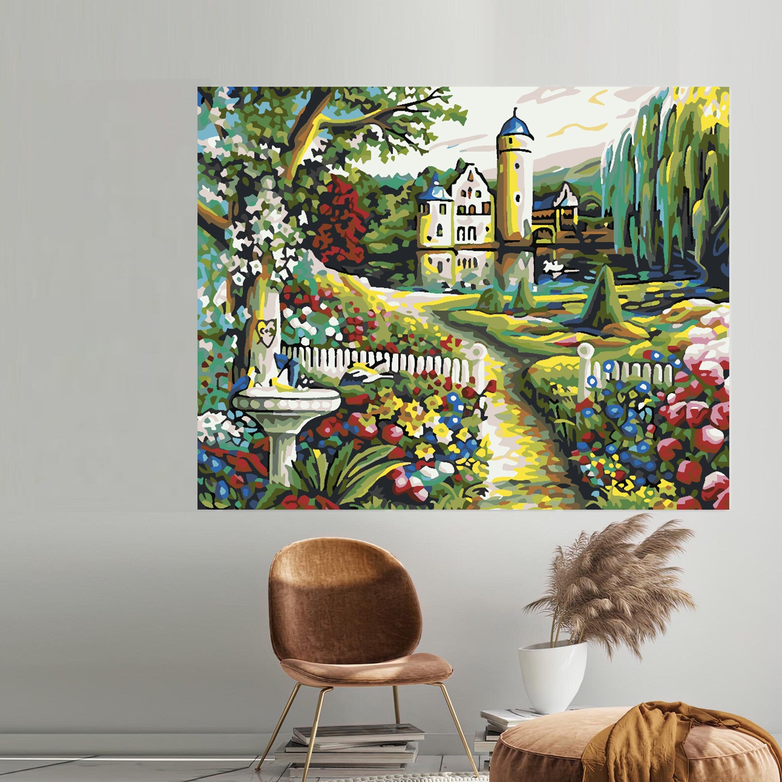 Pictura pe numere - Primăvara Peisaj 4197