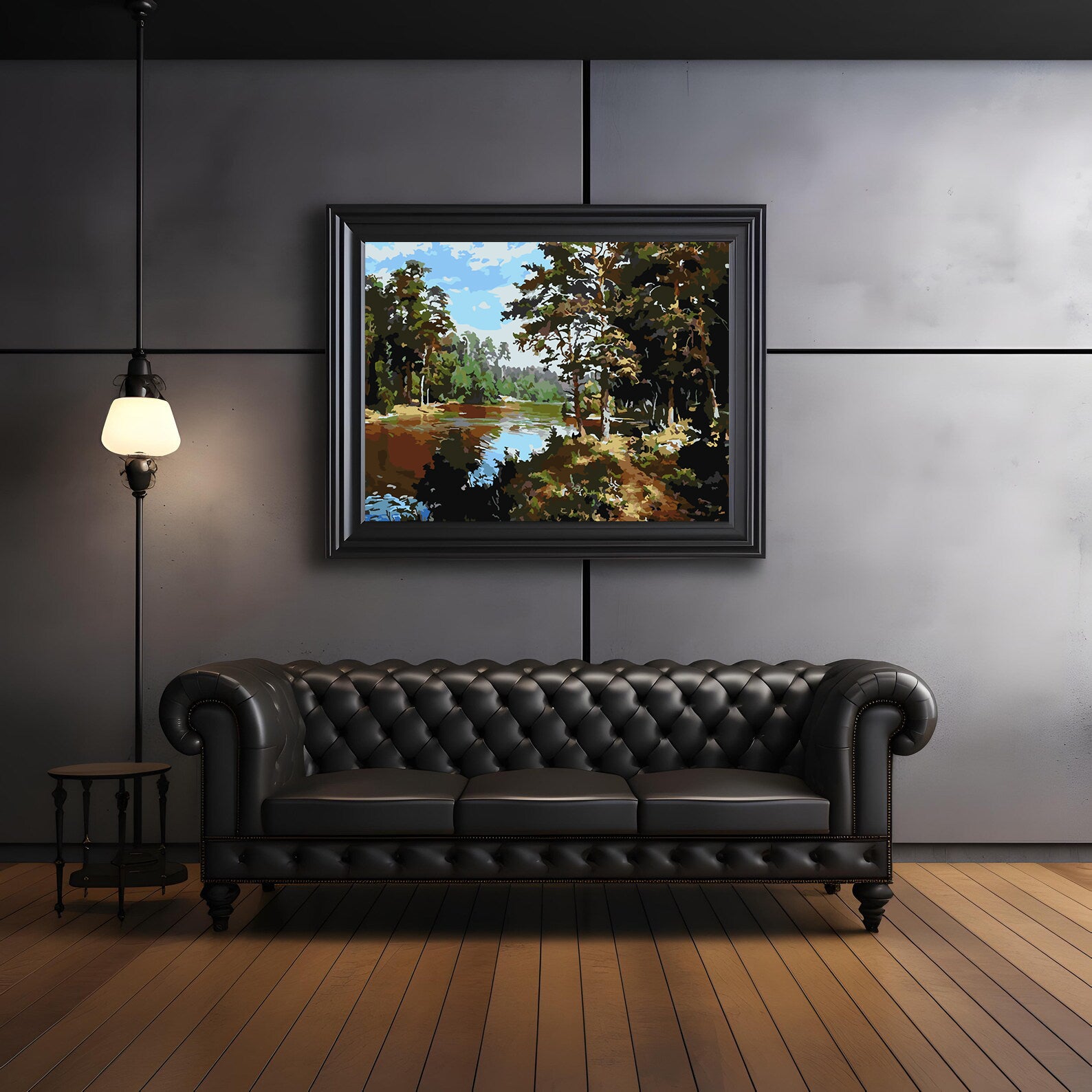 Pictura pe numere - Pădure Peisaj 4199