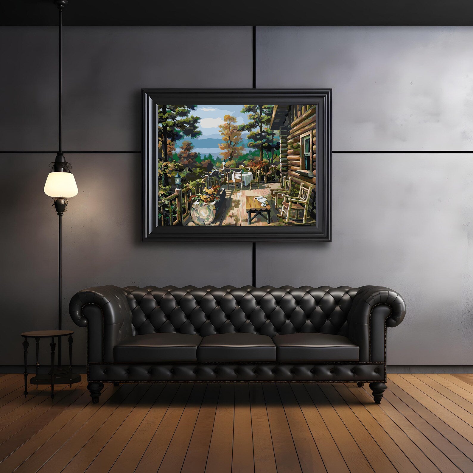 Pictura pe numere - Peisaj de la Terasă 4204