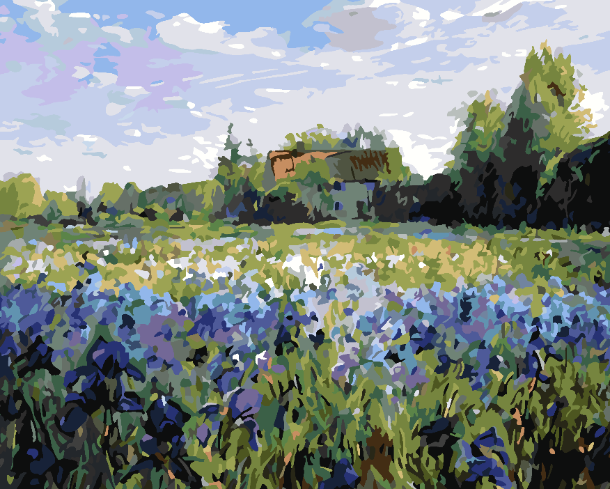 Peinture par numéros - Paysage uni 4212